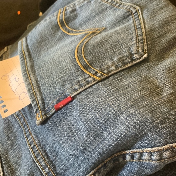 GUC -“Superlow" Bootcut stretch jeans Juniors 17M Average (PJ219) - Picture 7 of 7